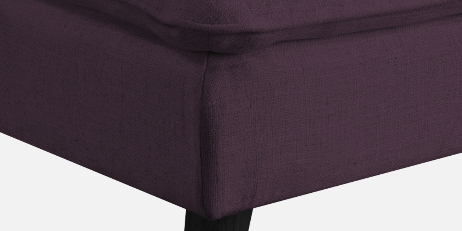 Toner Fabric 3 Seater Convertible Sofa Cum Bed In Greek Purple Colour - Febonic Living