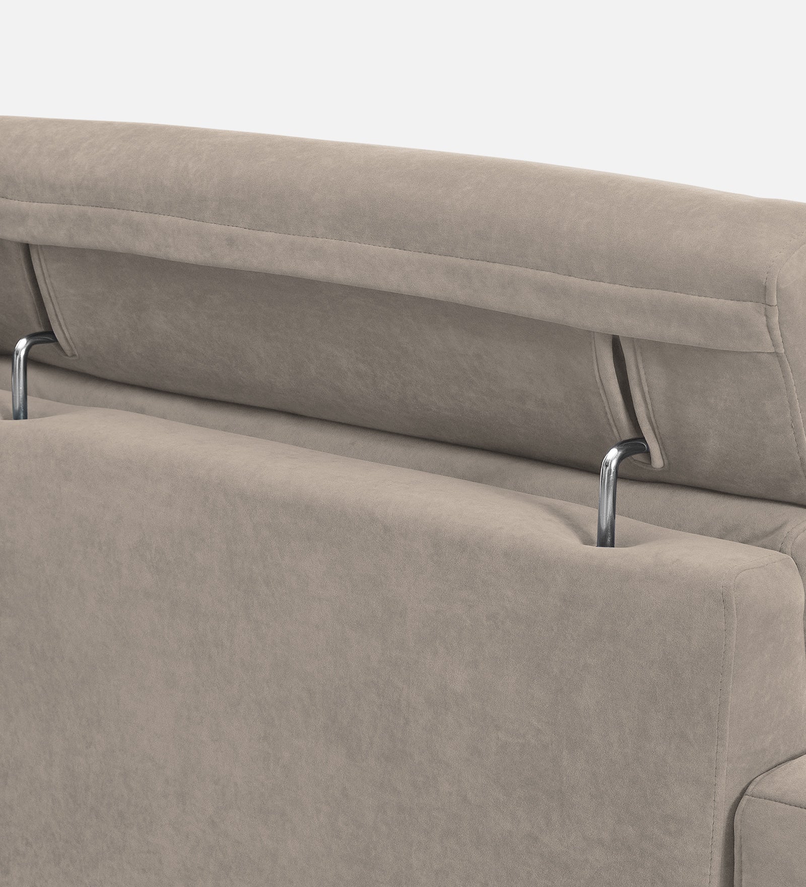 Hiro Fabric 1 Seater Sofa In Oat Beige Colour - Febonic Living