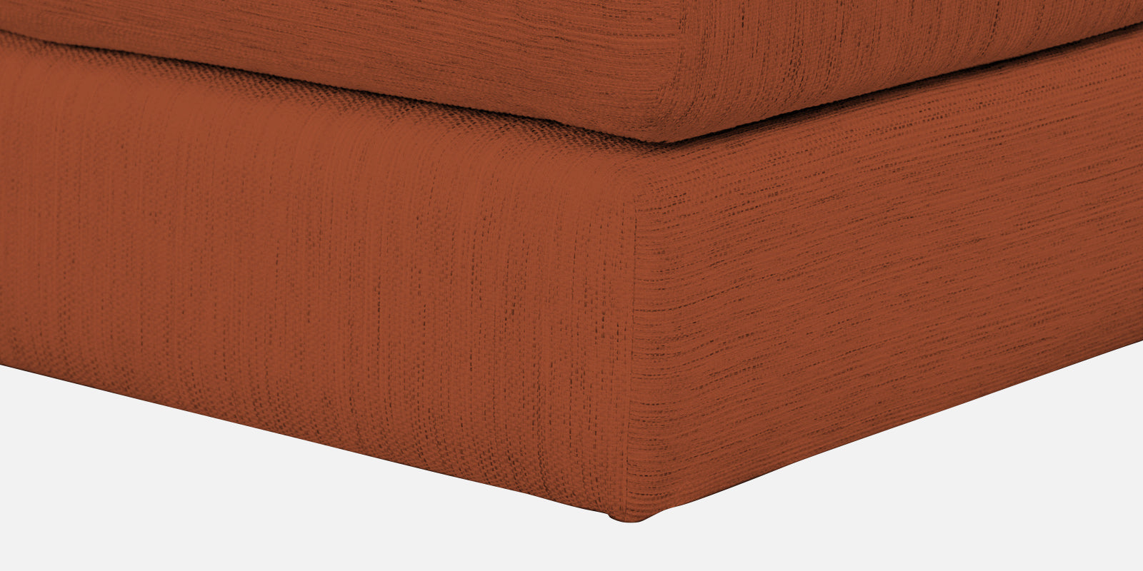 Ziggy Fabric RHS Sectional Sofa (3+Lounger) In Royal Orange Colour - Febonic Living