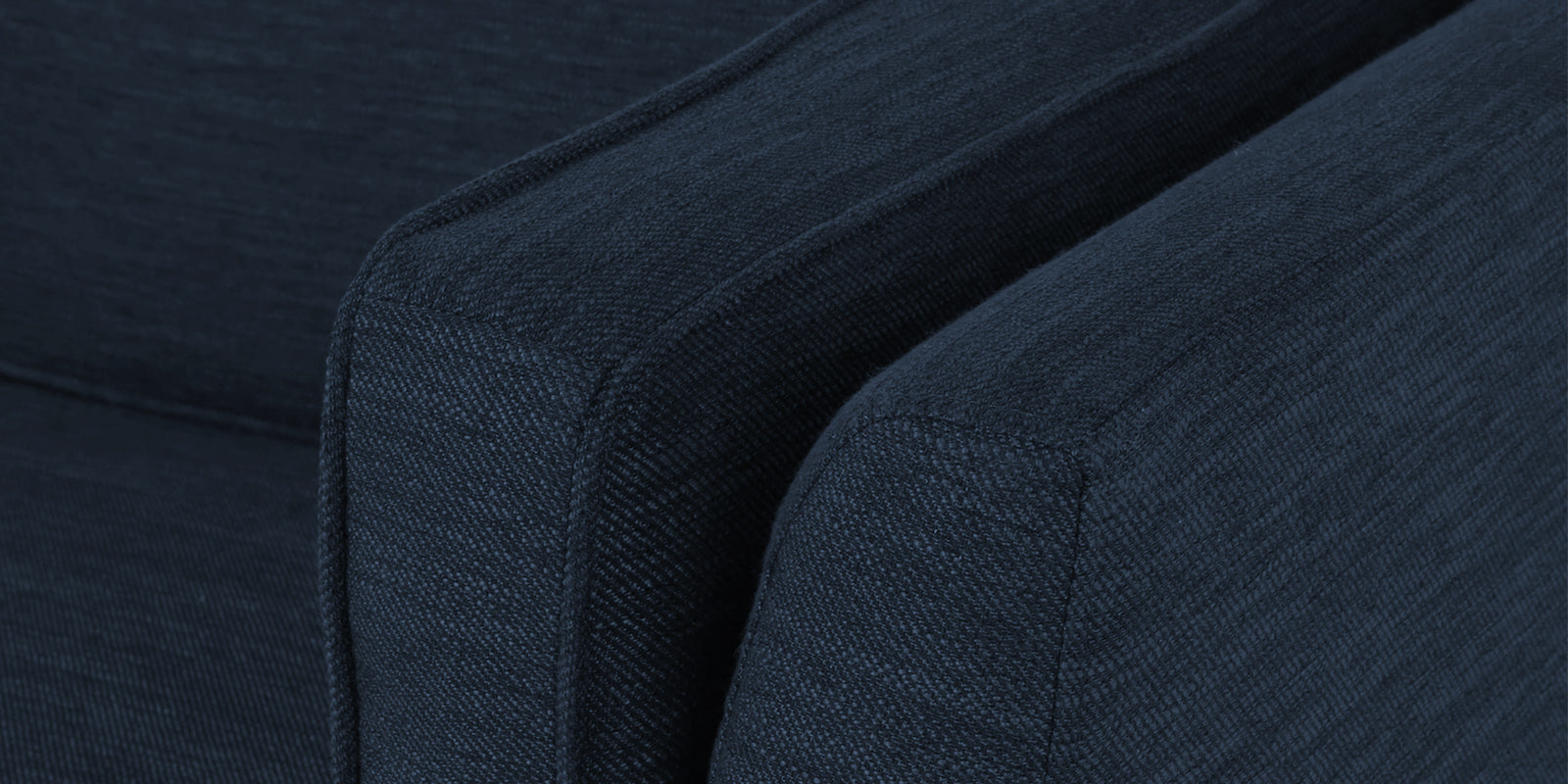 Nigar Fabric 2 Seater Sofa in Denim Blue Colour