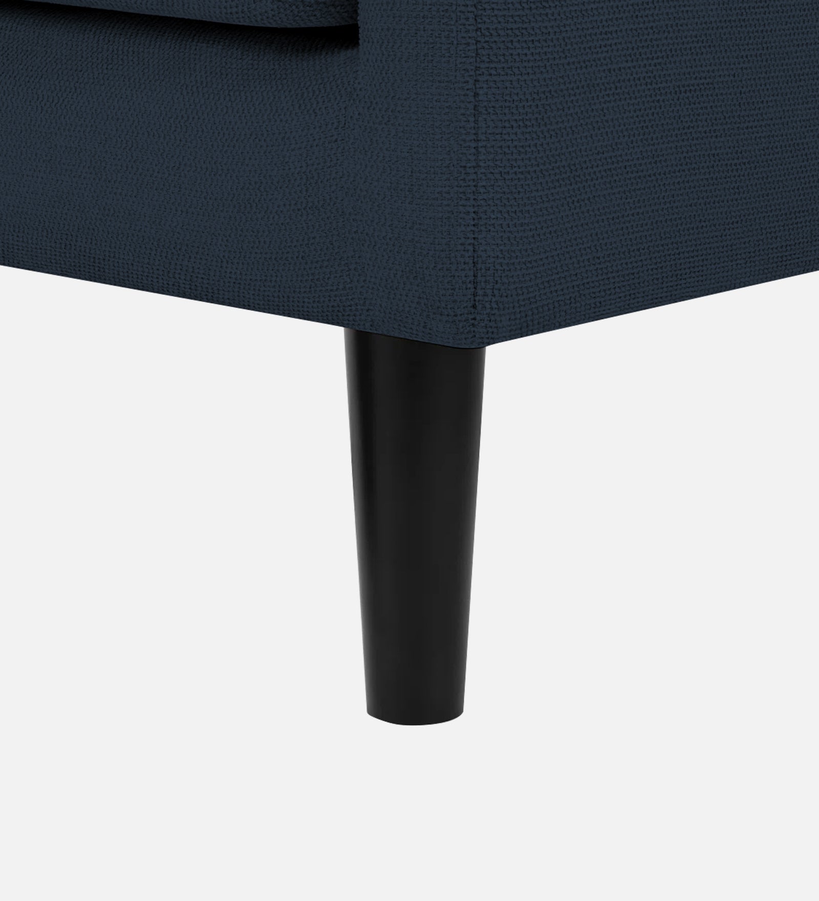 Maya Fabric Bench In Denim Blue Colour - Febonic Living