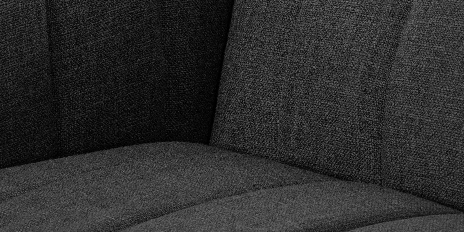 Lara Fabric 2 Seater Sofa In Charcoal Grey Colour - Febonic Living
