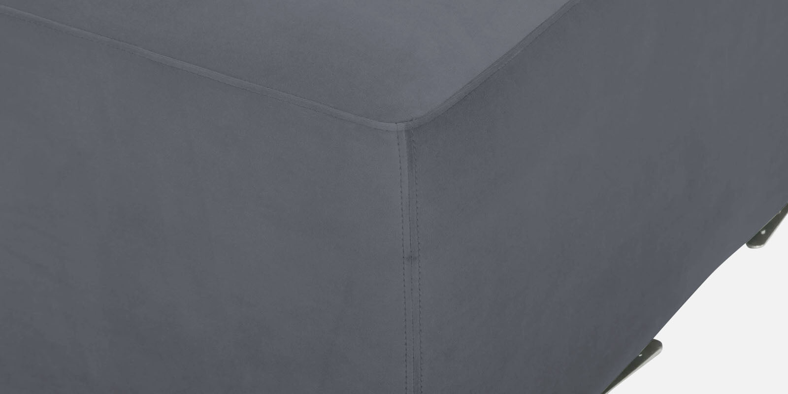 Bufa Velvet 2 Seater Sofa in Pubble Grey Colour With Storage