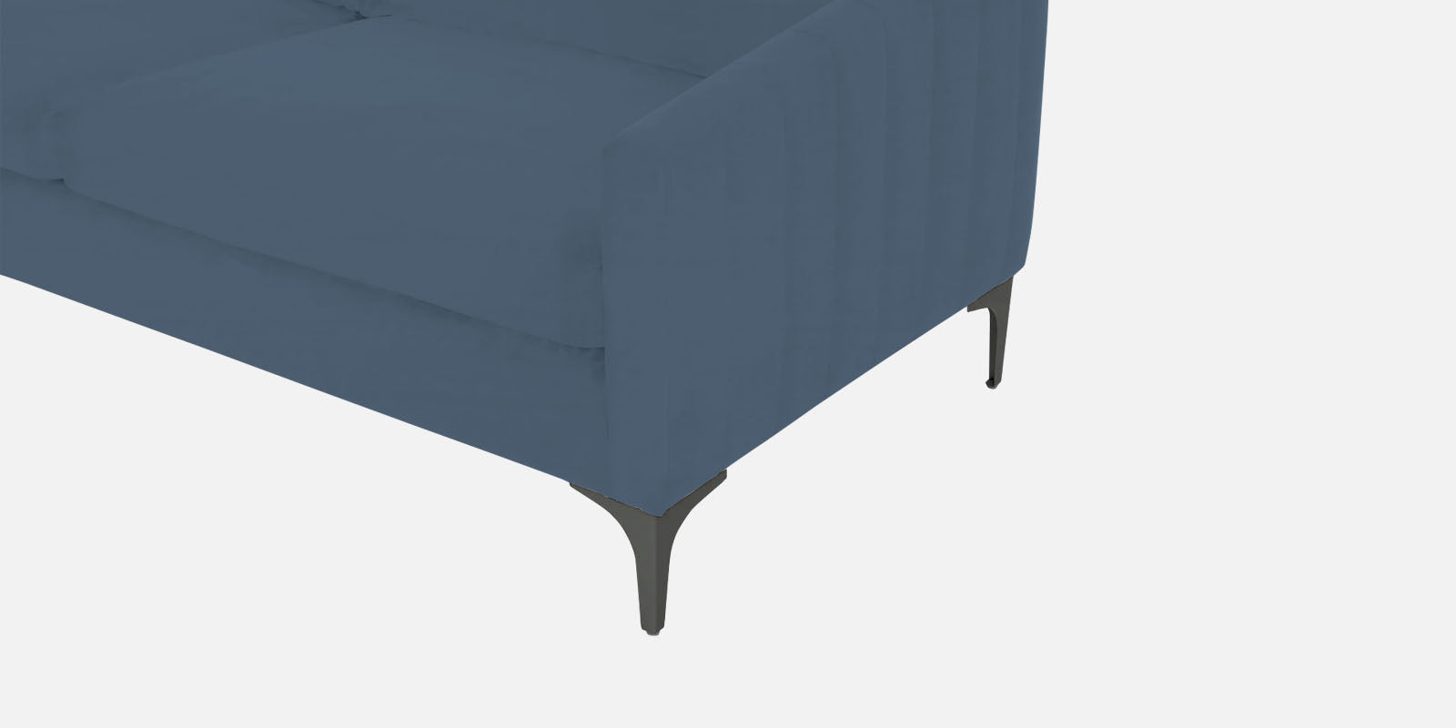 Haru Velvet 2 Seater Sofa In Oxford Blue Colour - Febonic Living