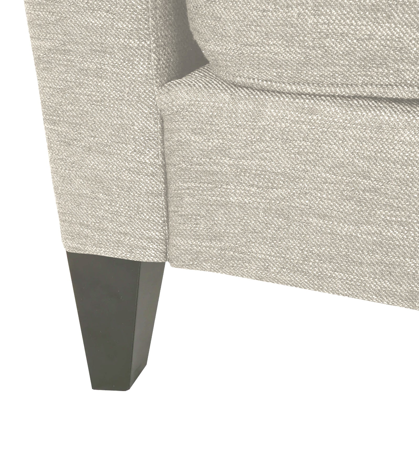 Nigar Fabric 1 Seater Sofa In  Ivory Beige Colour - Febonic Living