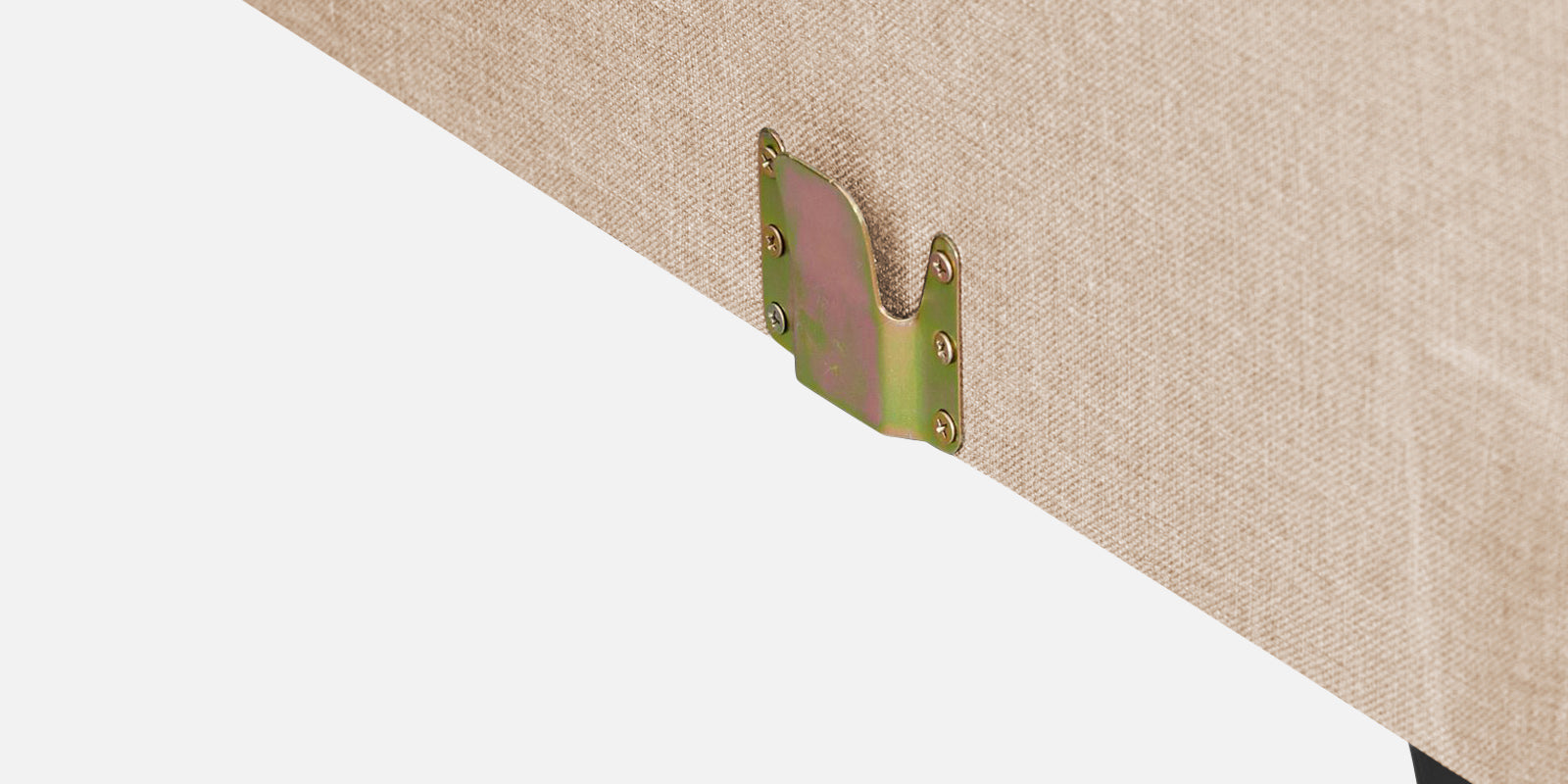 Perry Fabric RHS Sectional Sofa (3+Lounger) In Woom Beige Colour - Febonic Living