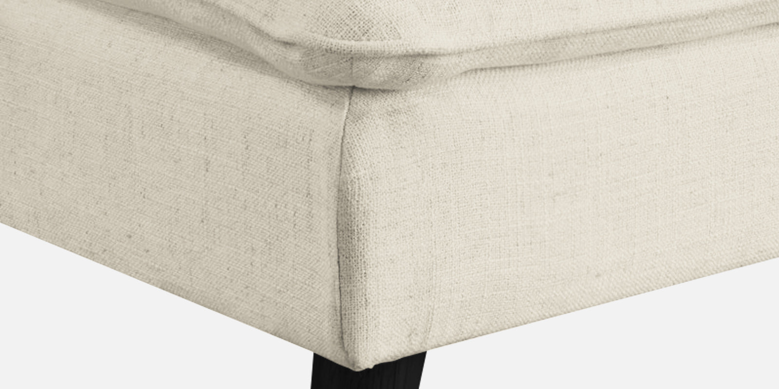 Toner Fabric 3 Seater Convertible Sofa Cum Bed In Ivory Cream Colour - Febonic Living