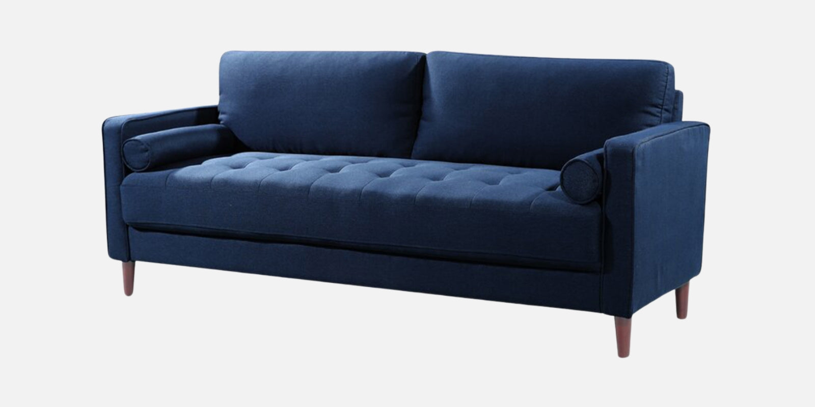 Darvin Fabric 3 Seater Sofa In Royal Blue Colour - Febonic Living