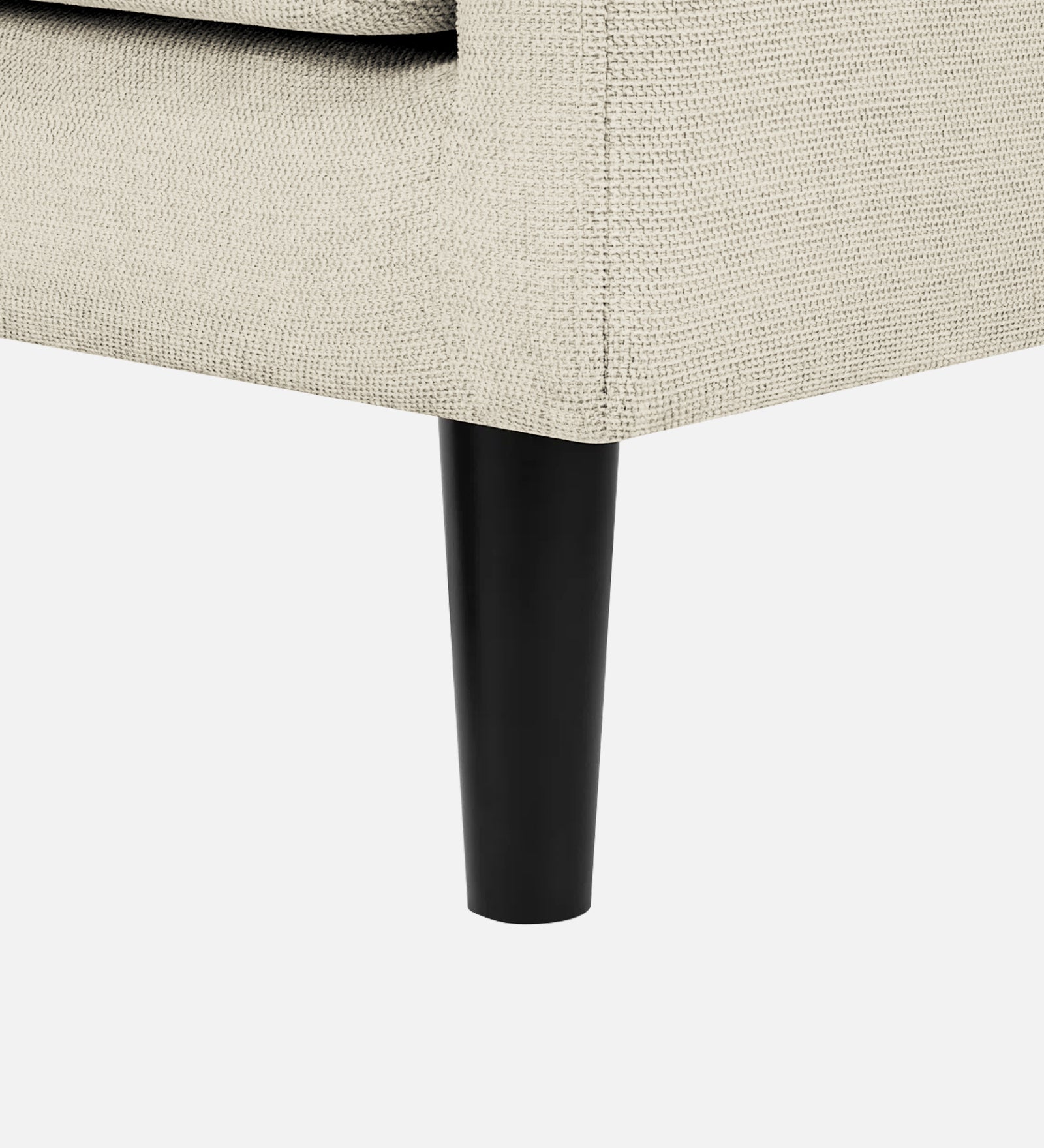 Maya Fabric Bench In Ivory Cream Colour - Febonic Living