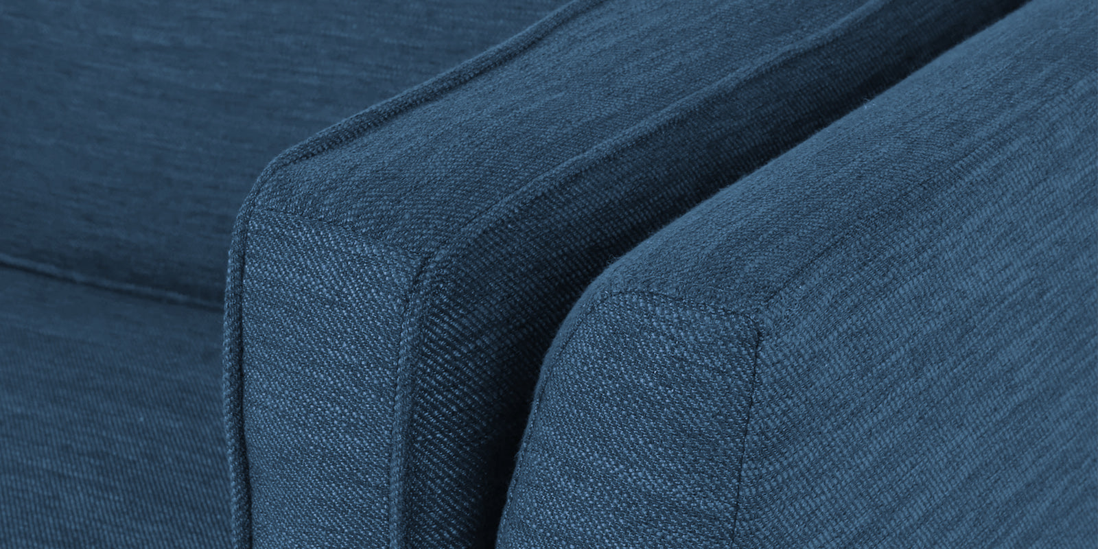 Nigar Fabric 2 Seater Sofa in Light Blue Colour