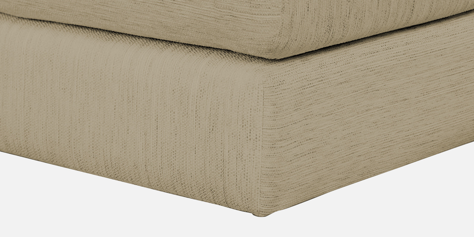Ziggy Fabric RHS Sectional Sofa (3+Lounger) In Honey Beige Colour - Febonic Living