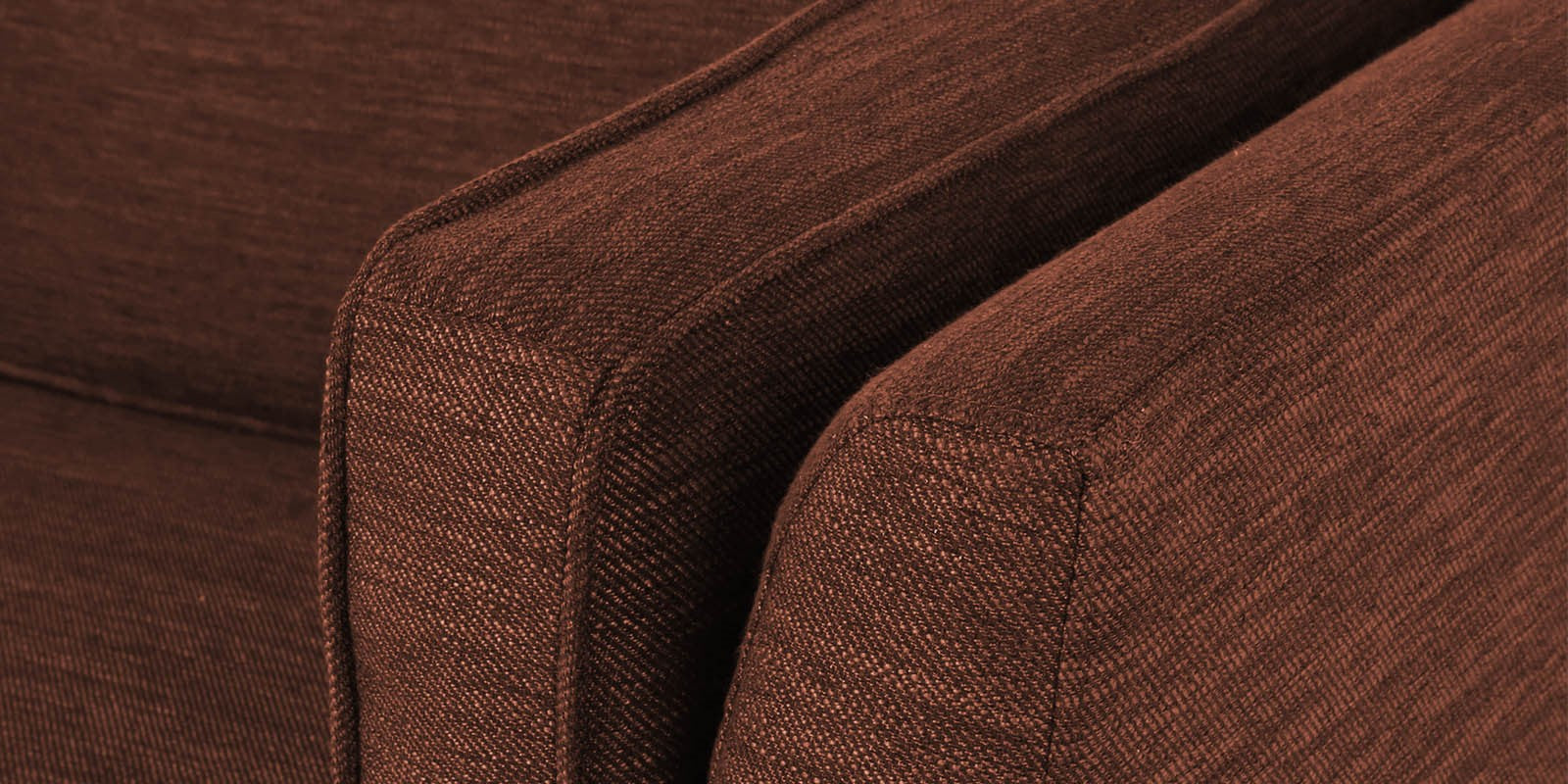 Nigar Fabric 2 Seater Sofa In Coffee Brown Colour - Febonic Living