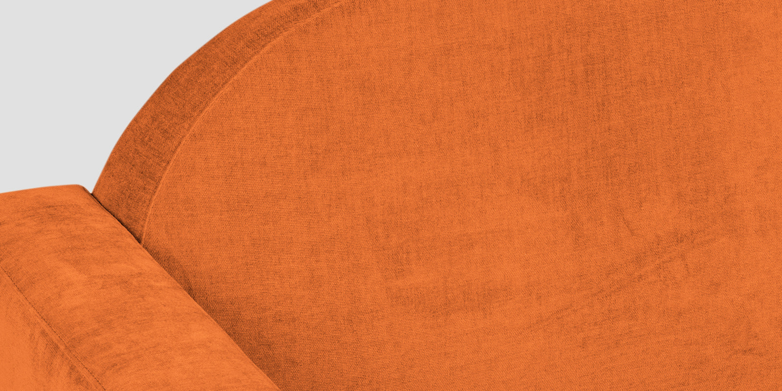 Dara Fabric 3 Seater Sofa In Vivid Orange Colour