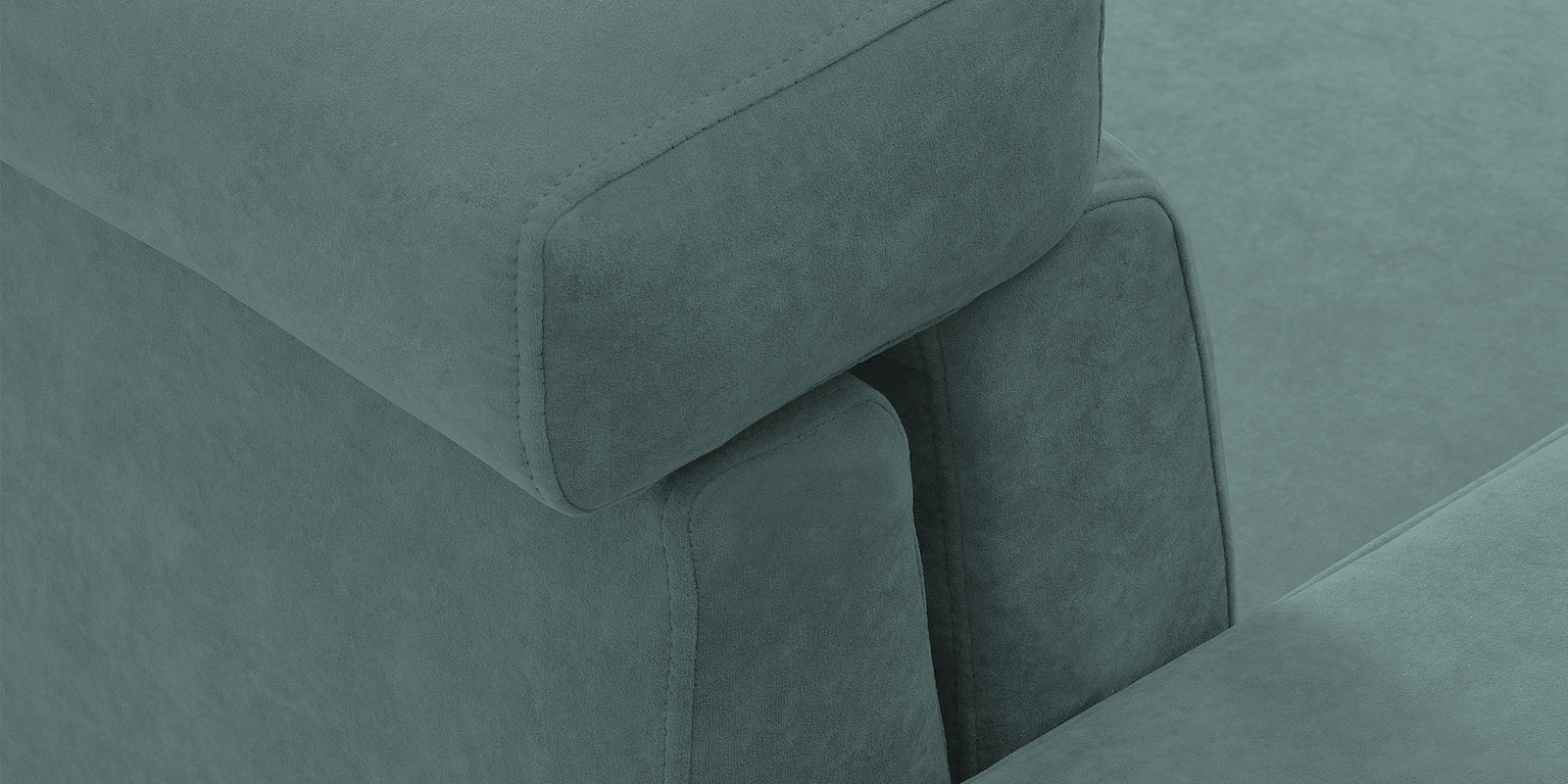 Hiro Fabric 2 Seater Sofa In Pista Green Colour - Febonic Living
