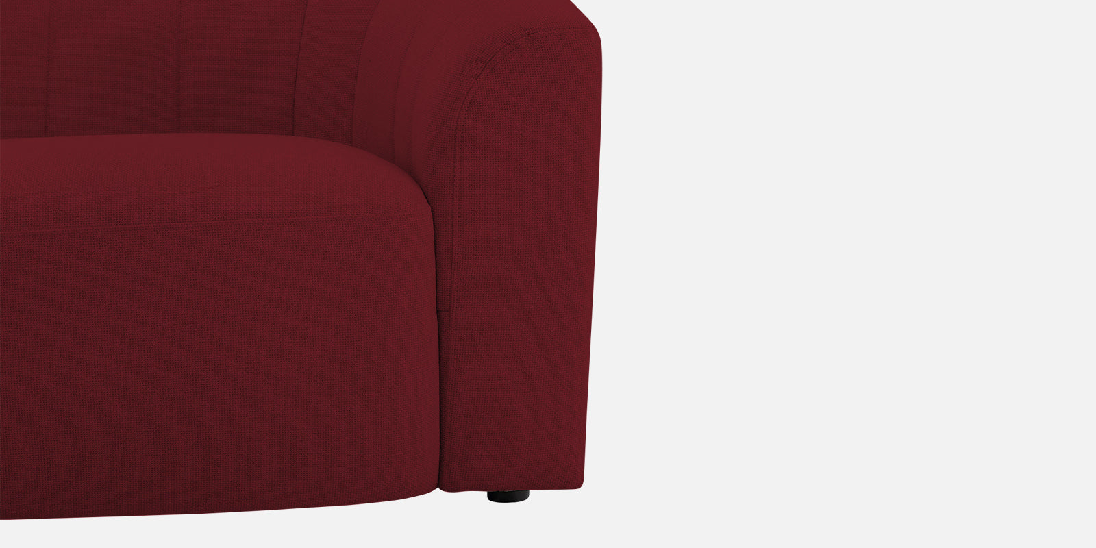 Mara Fabric 3 Seater Sofa In Blood Maroon Colour
