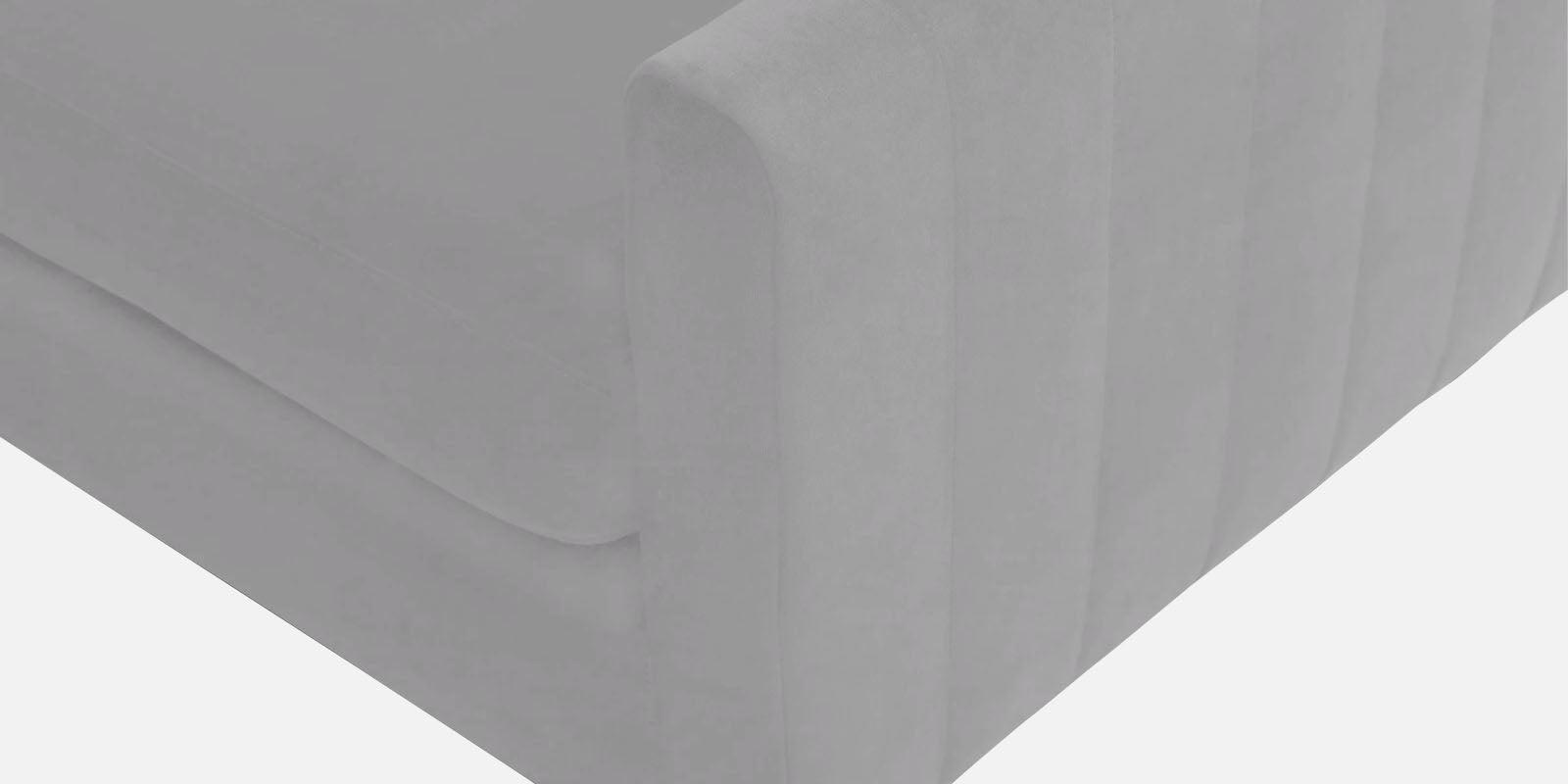 Haru Fabric RHS Sectional Sofa (3+Lounger) In Concrete Grey Colour - Febonic Living