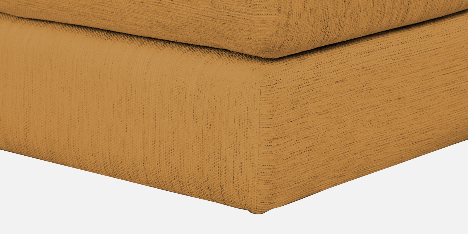 Ziggy Fabric RHS Sectional Sofa (3+Lounger) In Corn Yellow Colour - Febonic Living