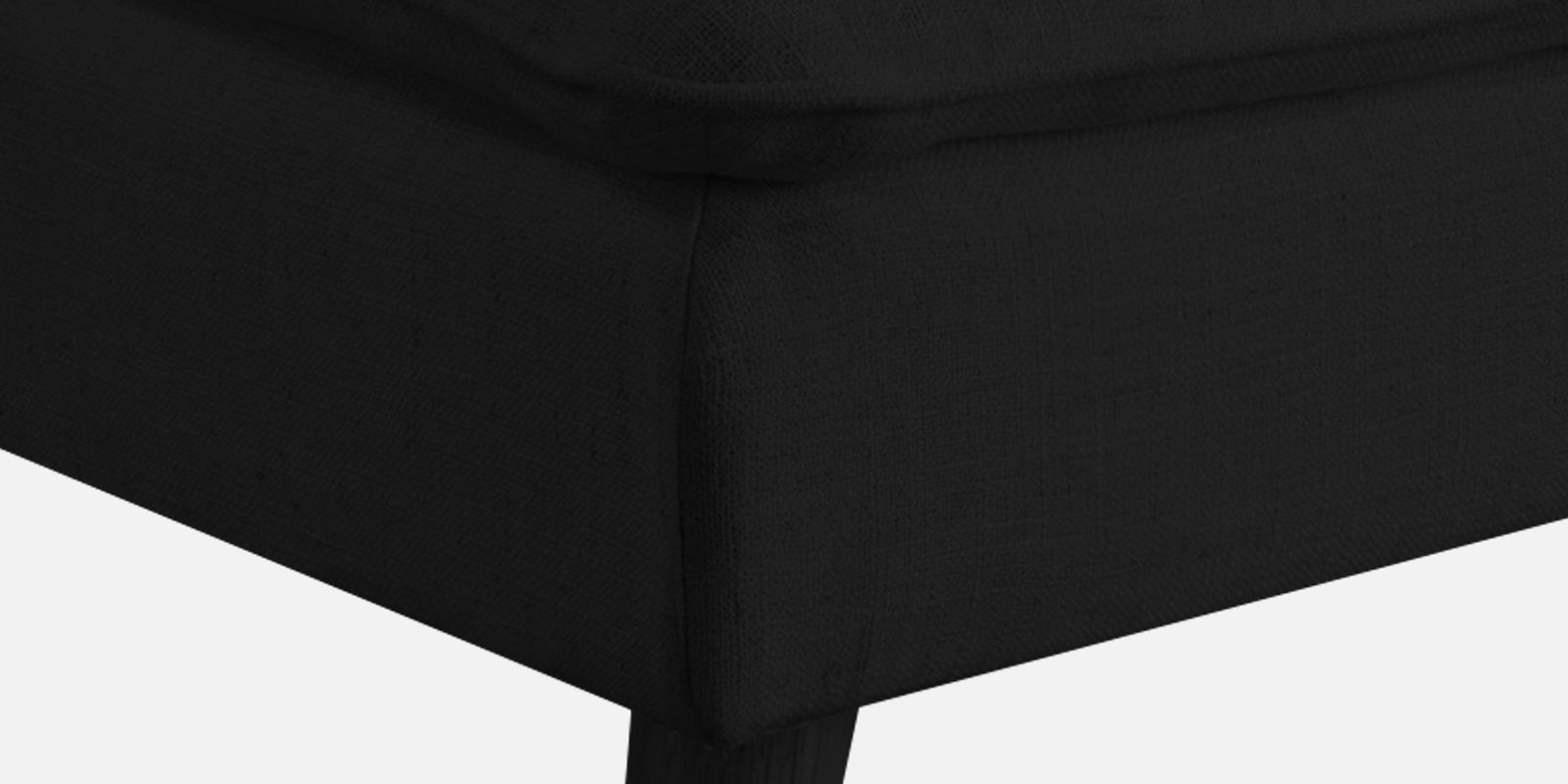 Toner Fabric 3 Seater Convertible Sofa Cum Bed In Zed Black Colour - Febonic Living