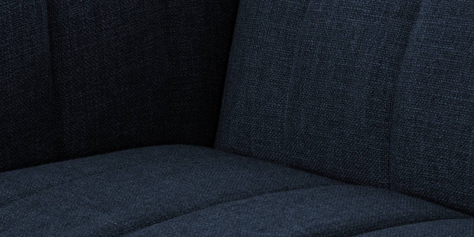 Lara Fabric 2 Seater Sofa In Denim Blue Colour - Febonic Living