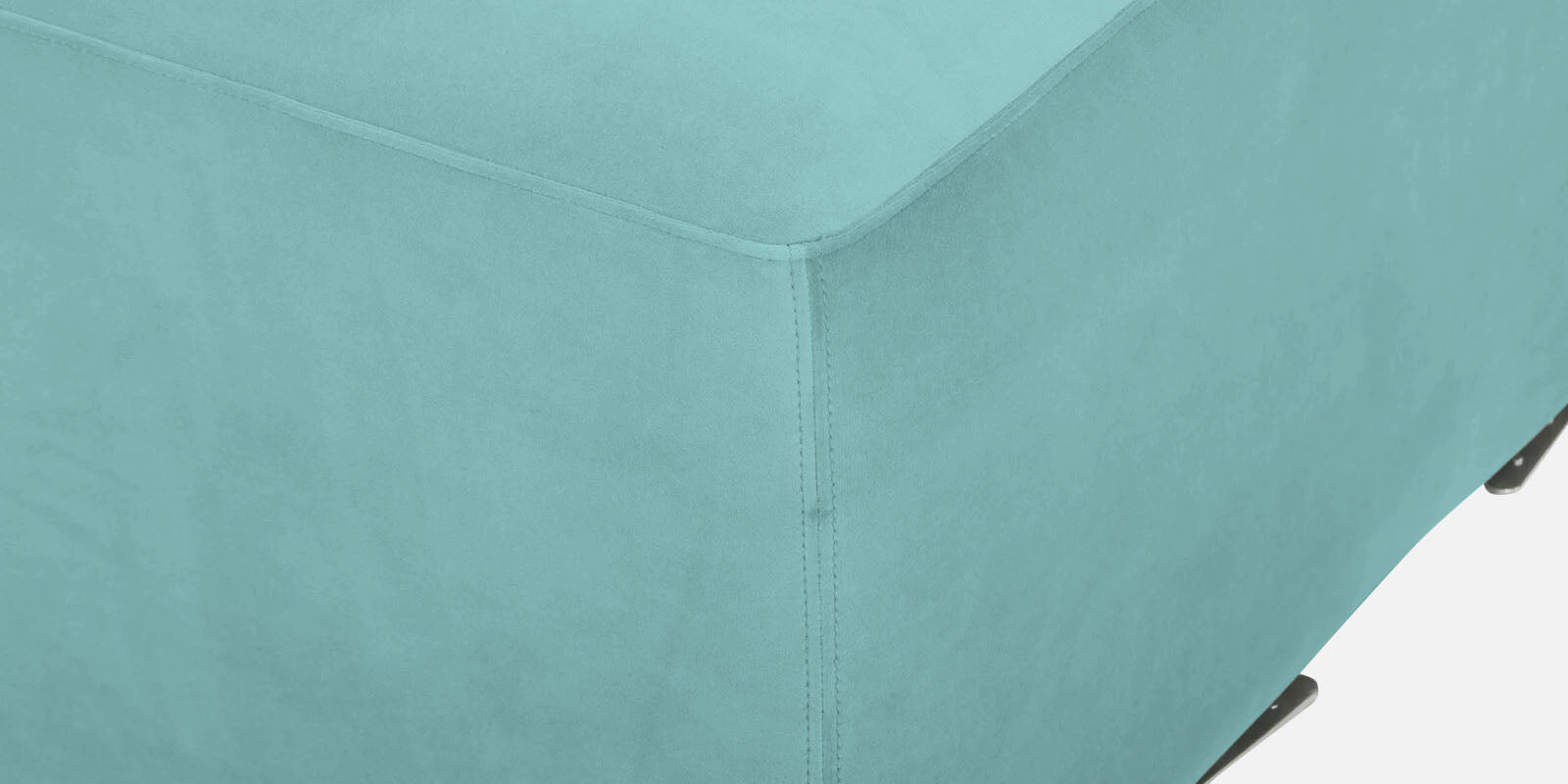 Bufa Velvet 3 Seater Sofa in Barmunda Aqua Blue Colour