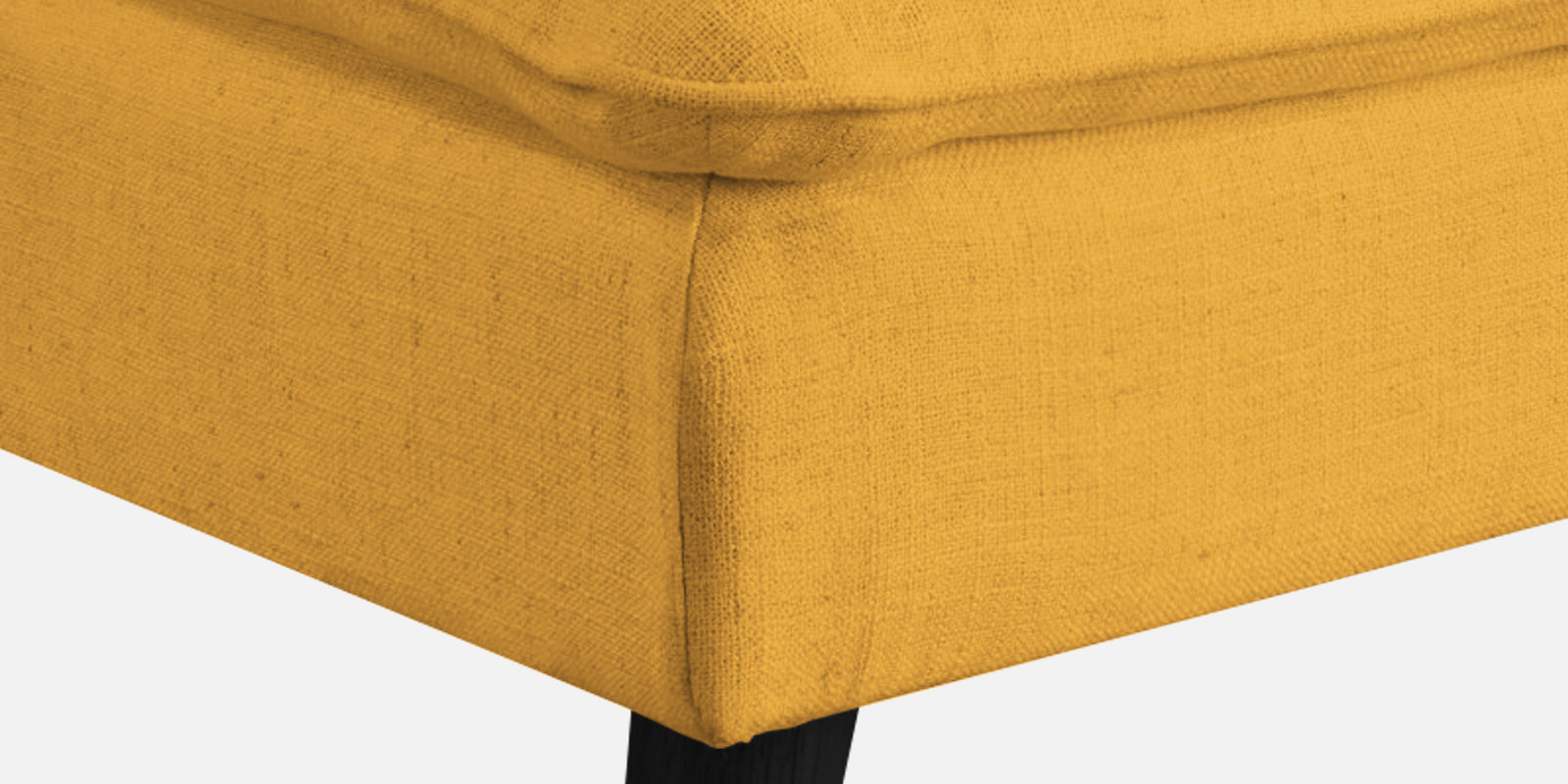 Toner Fabric 3 Seater Convertible Sofa Cum Bed In Bold Yellow Colour - Febonic Living