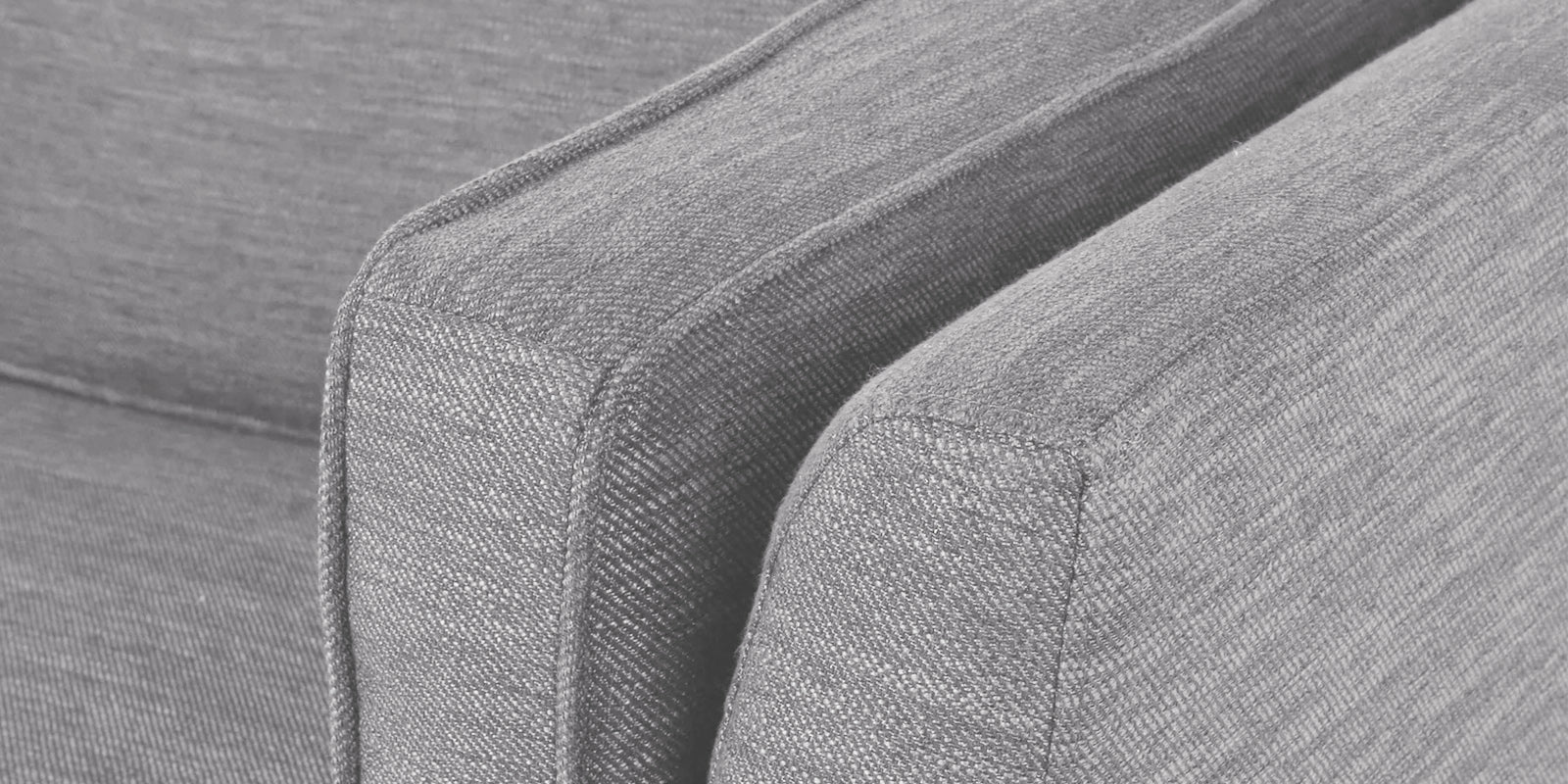 Nigar Fabric 2 Seater Sofa In Lit Grey Colour - Febonic Living
