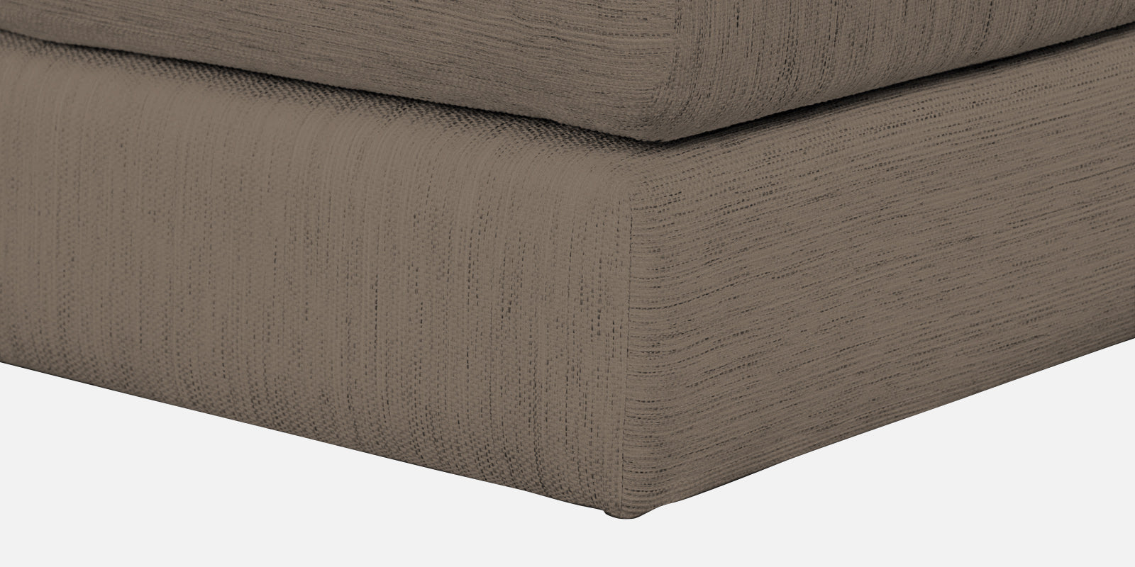 Ziggy Fabric RHS Sectional Sofa (3+Lounger) In Hazel Beige Colour - Febonic Living