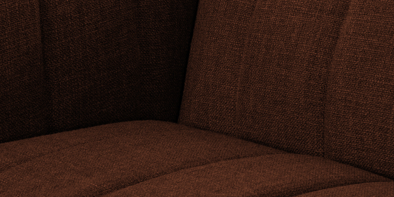Lara Fabric 2 Seater Sofa In Coffee Brown Colour - Febonic Living