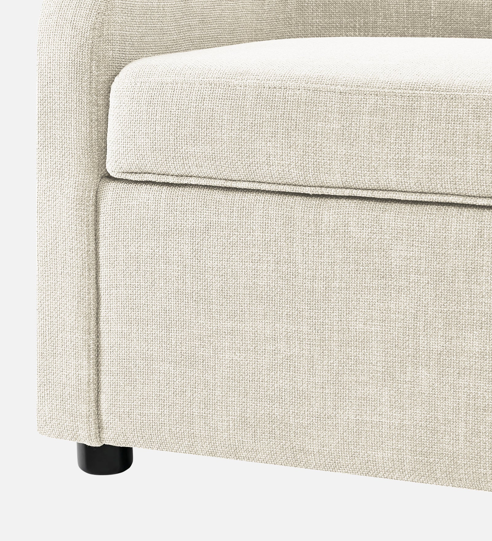 Cooper Fabric Storage Bench In Ivory Cream Colour - Febonic Living