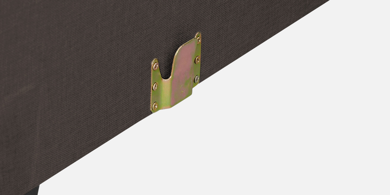 Perry Fabric LHS Sectional Sofa (3+Lounger) In Caspa Brown Colour - Febonic Living