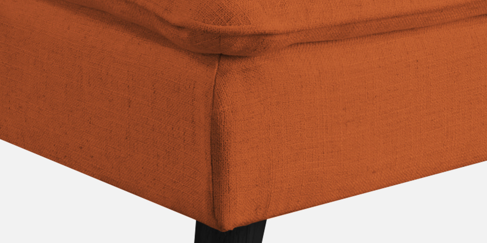 Toner Fabric 3 Seater Convertible Sofa Cum Bed In Vivid Orange Colour - Febonic Living