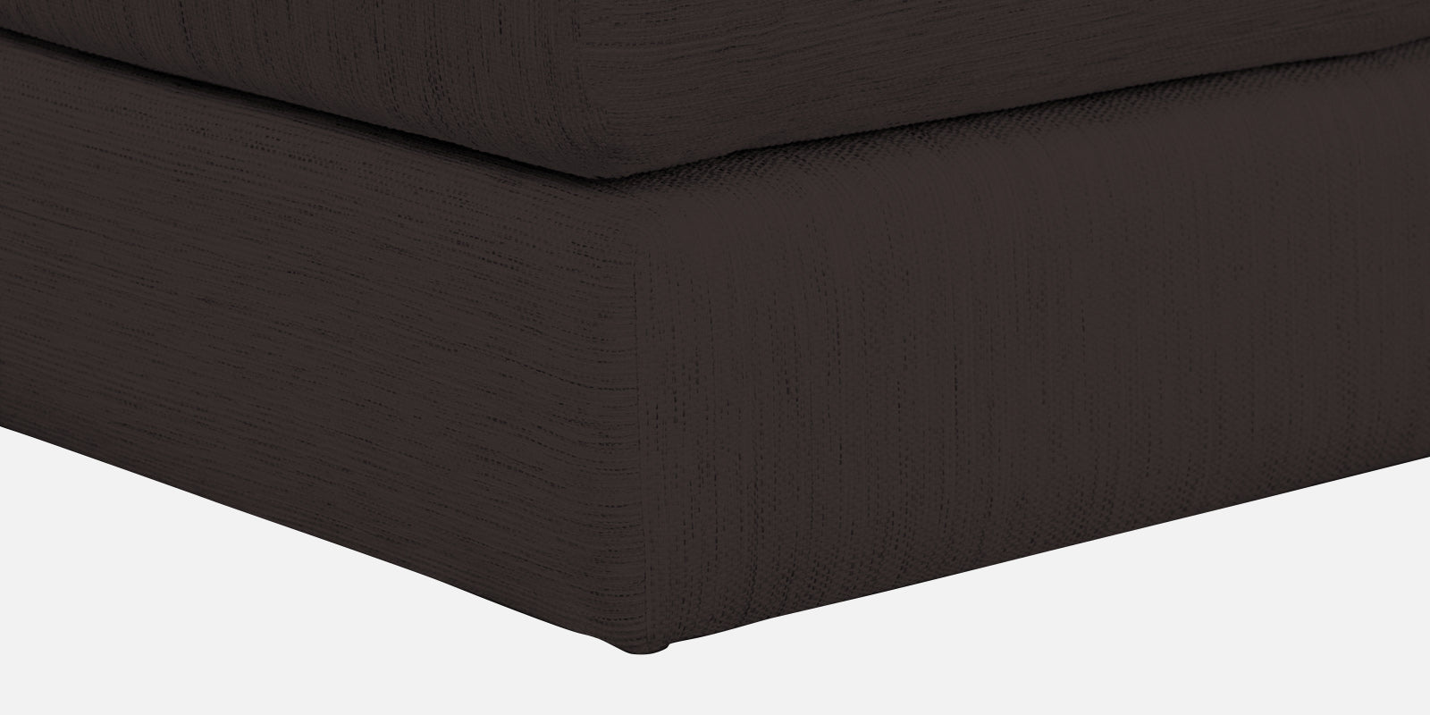 Ziggy Fabric LHS Sectional Sofa (3+Lounger) In Pebble Brown Colour - Febonic Living