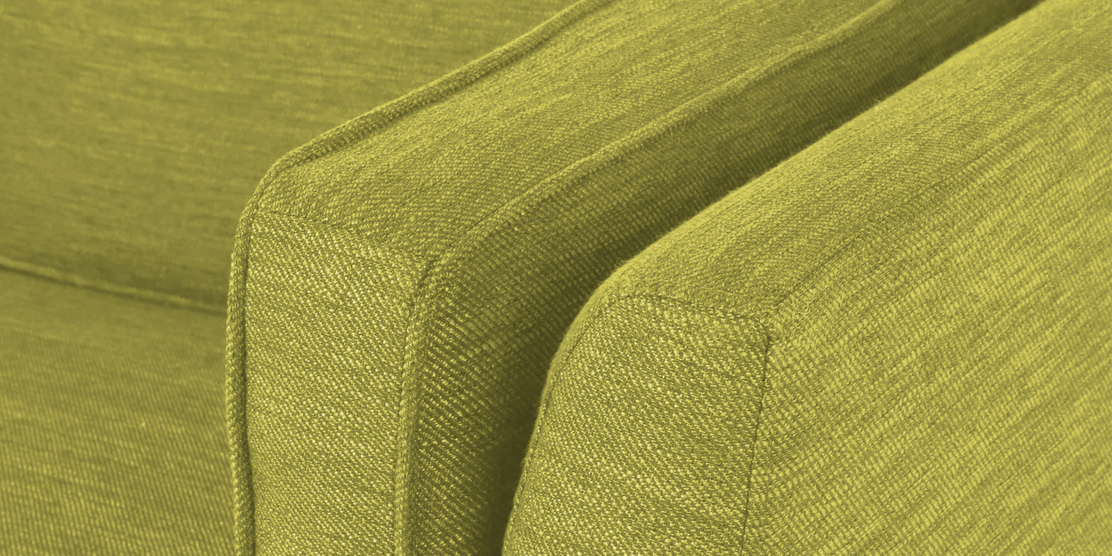 Nigar Fabric 2 Seater Sofa In Parrot Green Colour - Febonic Living