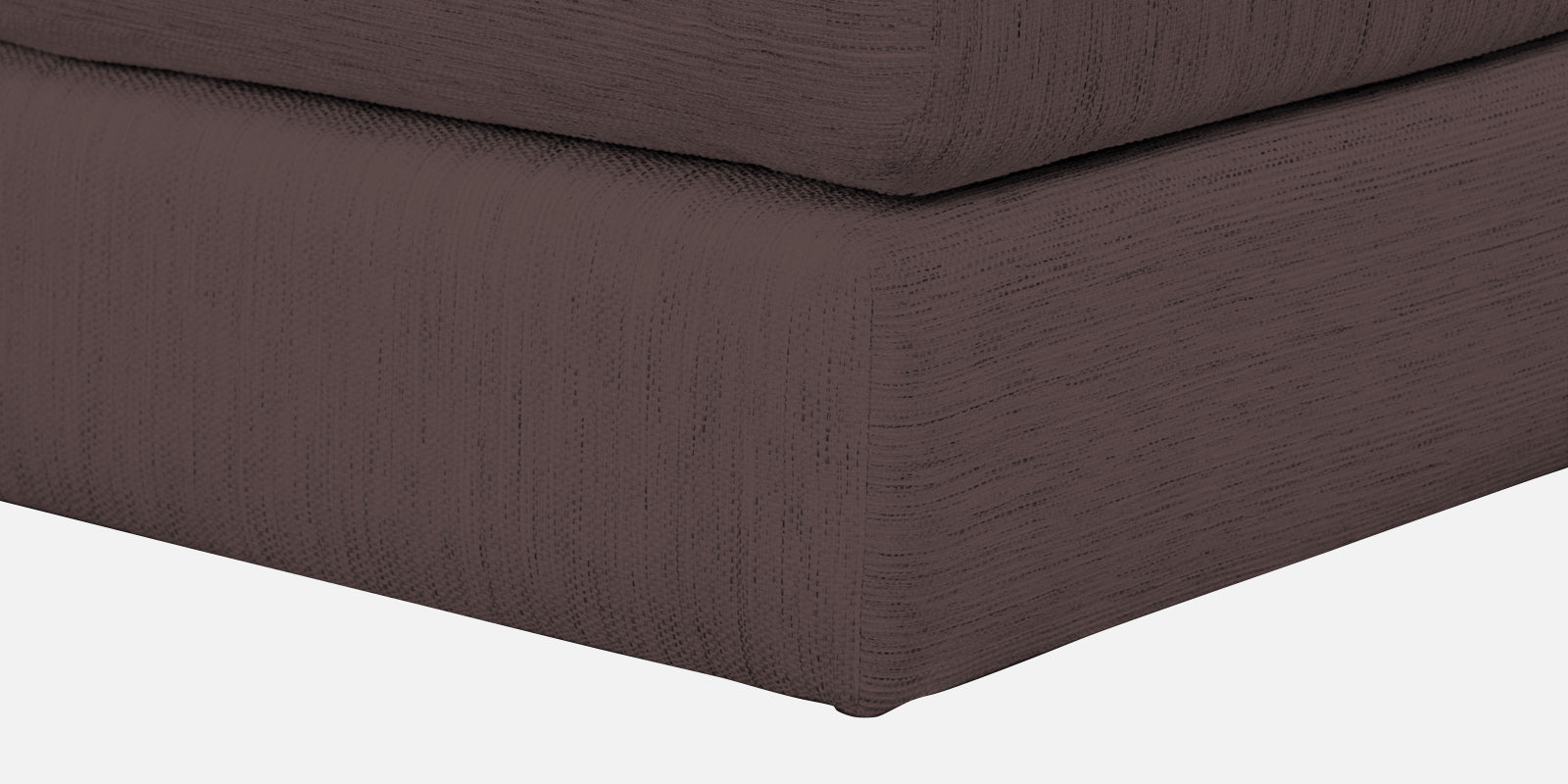 Ziggy Fabric RHS Sectional Sofa (3+Lounger) In Night Brown Colour - Febonic Living