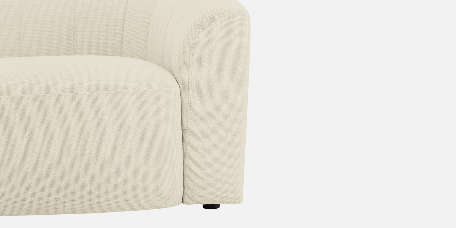 Mara Fabric 3 Seater Sofa In Ivory Cream Colour - Febonic Living