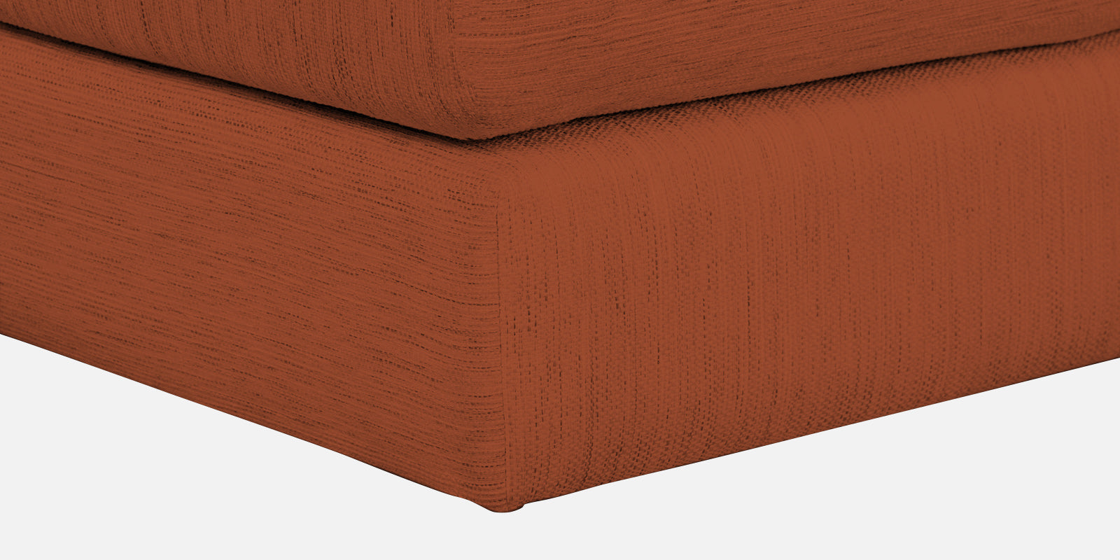 Ziggy Fabric LHS Sectional Sofa (3+Lounger) In Royal Orange Colour - Febonic Living