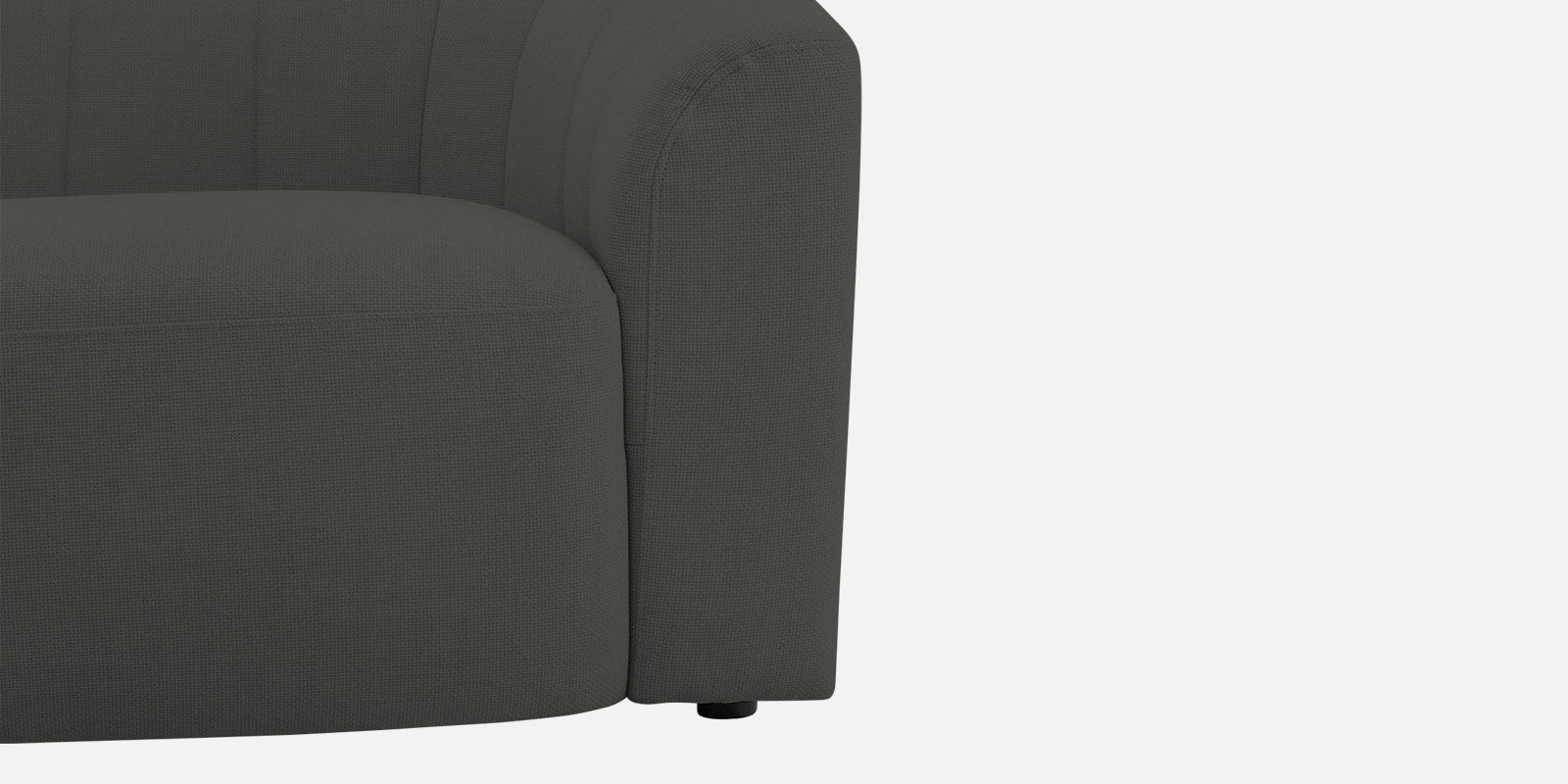 Mara Fabric 3 Seater Sofa In Charcoal Grey Colour - Febonic Living