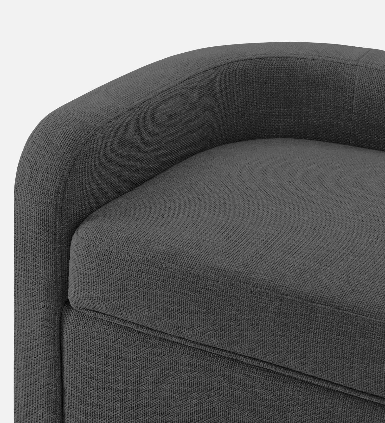 Cooper Fabric Storage Bench In Charcoal Grey Colour - Febonic Living