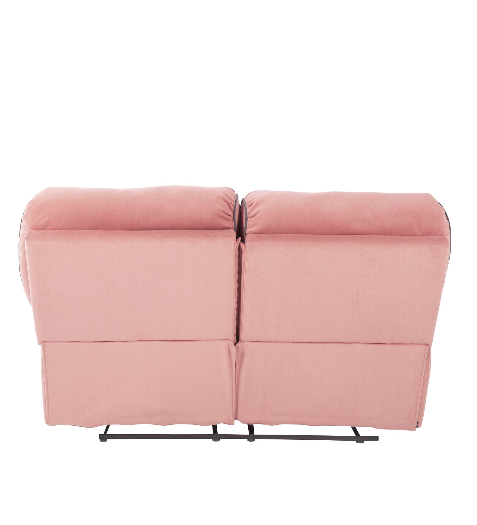 Regina Velvet 2 Seater Motorized Recliner In Blush Pink Colour - Febonic Living
