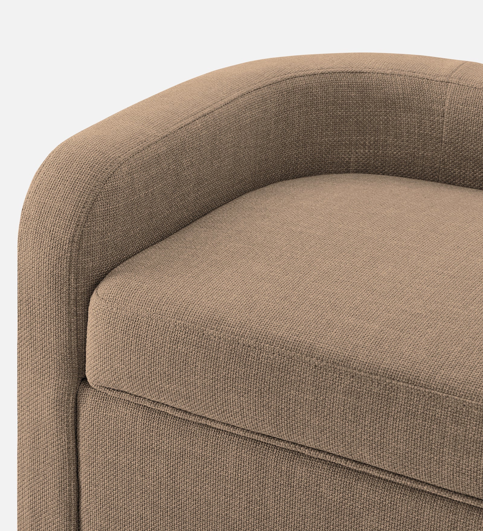 Cooper Fabric Storage Bench In Cookie Beige Colour - Febonic Living