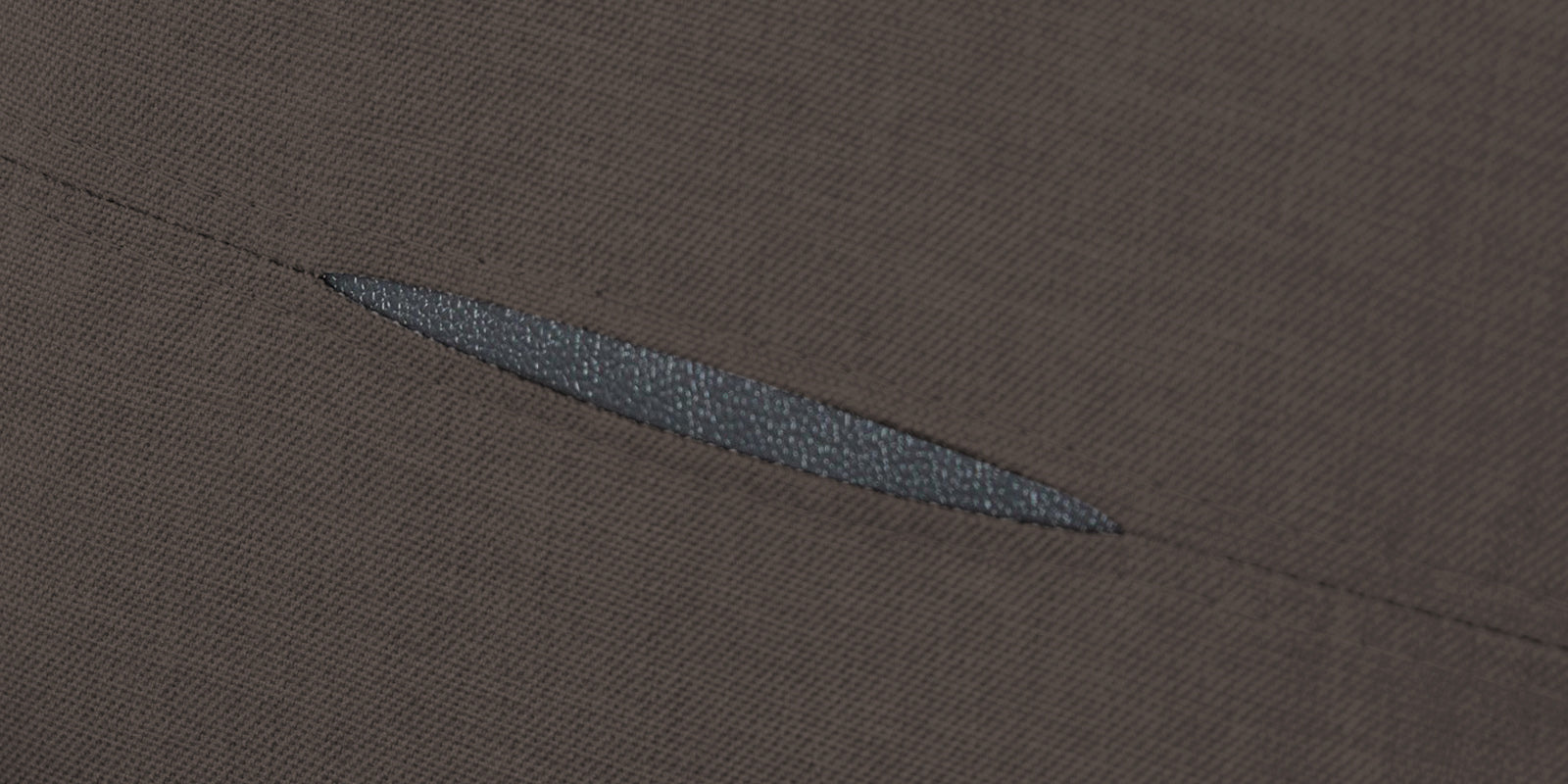 Perry Fabric RHS Sectional Sofa (3+Lounger) In Caspa Brown Colour - Febonic Living