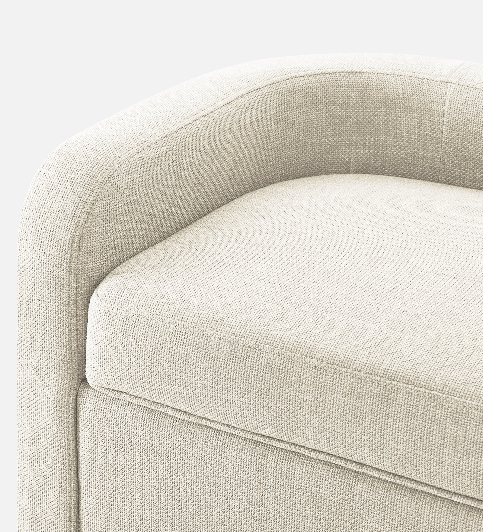 Cooper Fabric Storage Bench In Ivory Cream Colour - Febonic Living