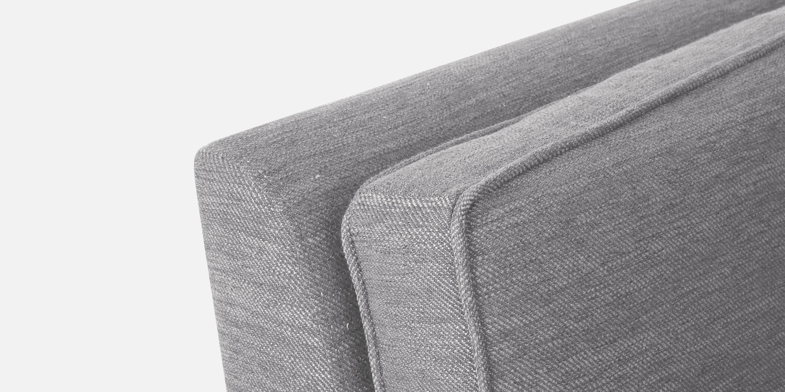 Nigar Fabric 2 Seater Sofa In Lit Grey Colour - Febonic Living