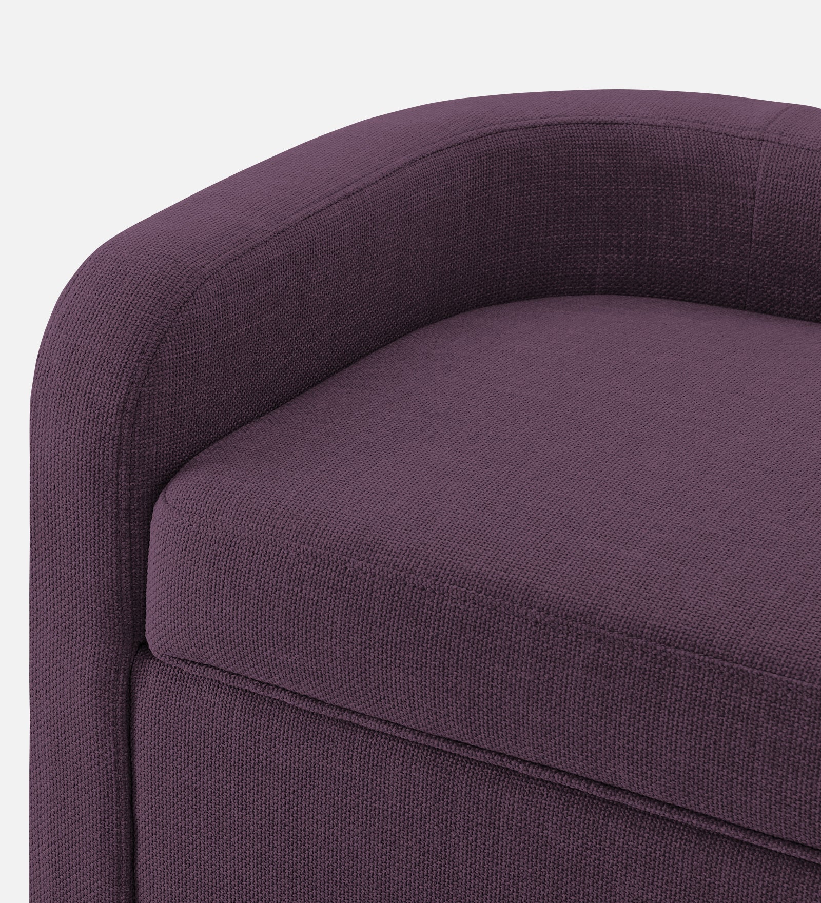 Cooper Fabric Storage Bench In Greek Purple Colour - Febonic Living