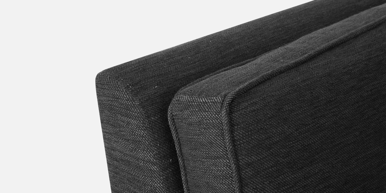 Nigar Fabric 2 Seater Sofa in Charcoal Grey Colour