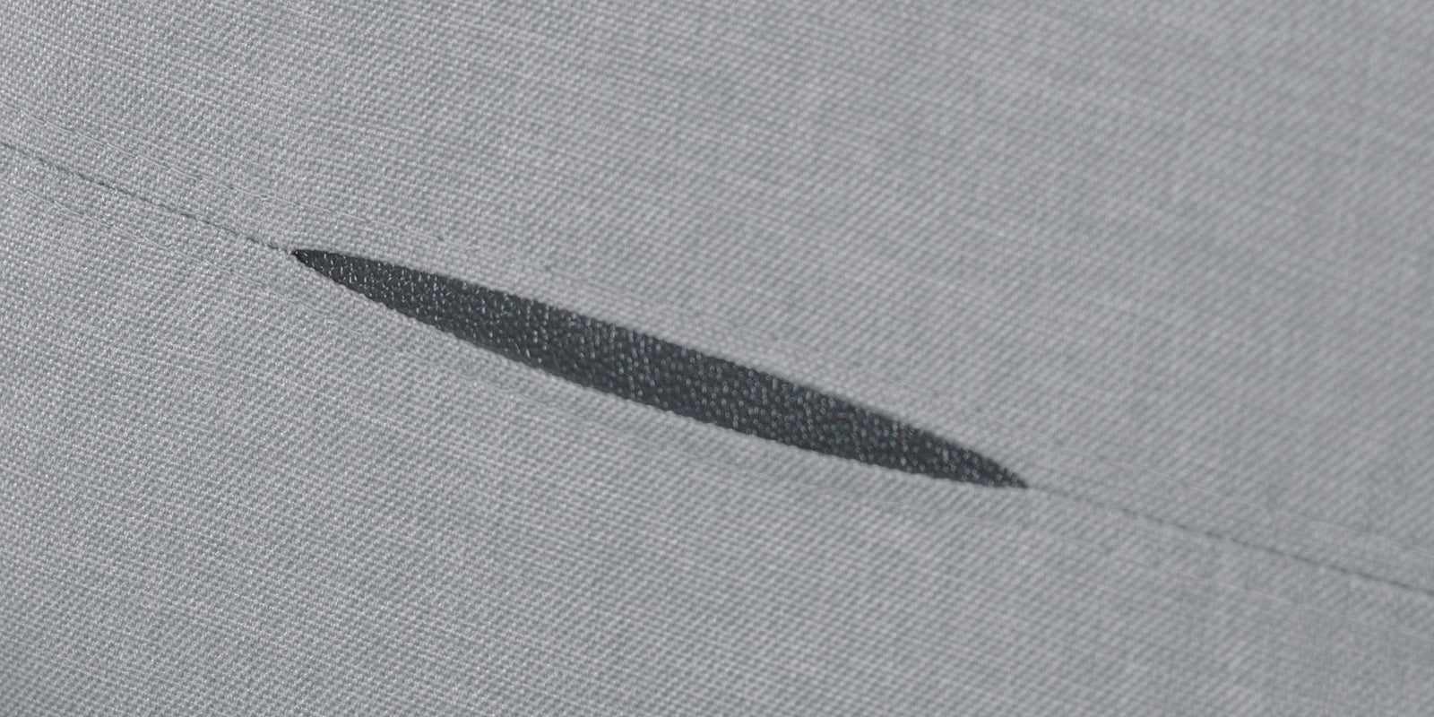 Perry Fabric RHS Sectional Sofa (3+Lounger) In Coin Grey Colour - Febonic Living