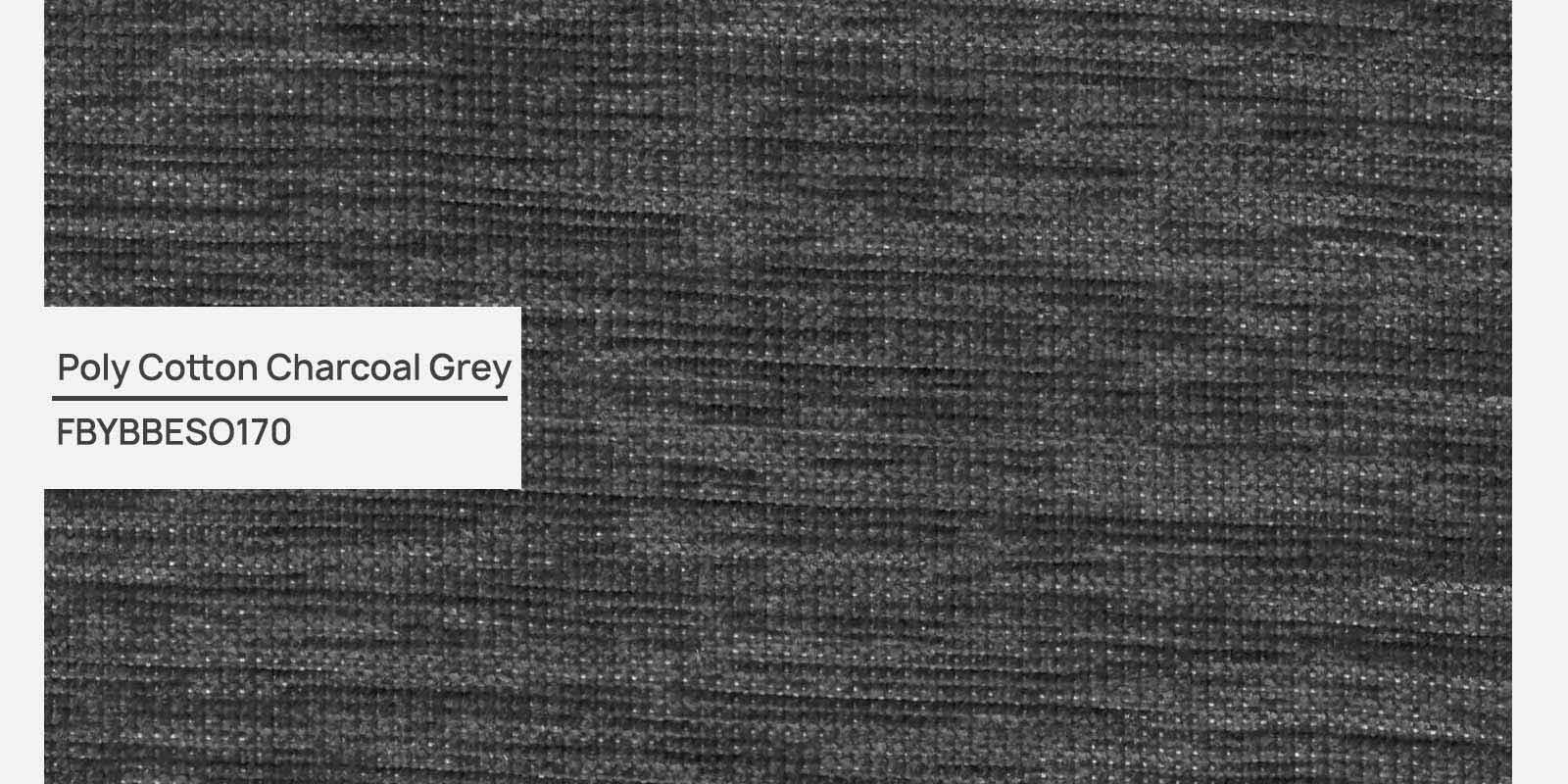 Nigar Fabric 2 Seater Sofa in Charcoal Grey Colour