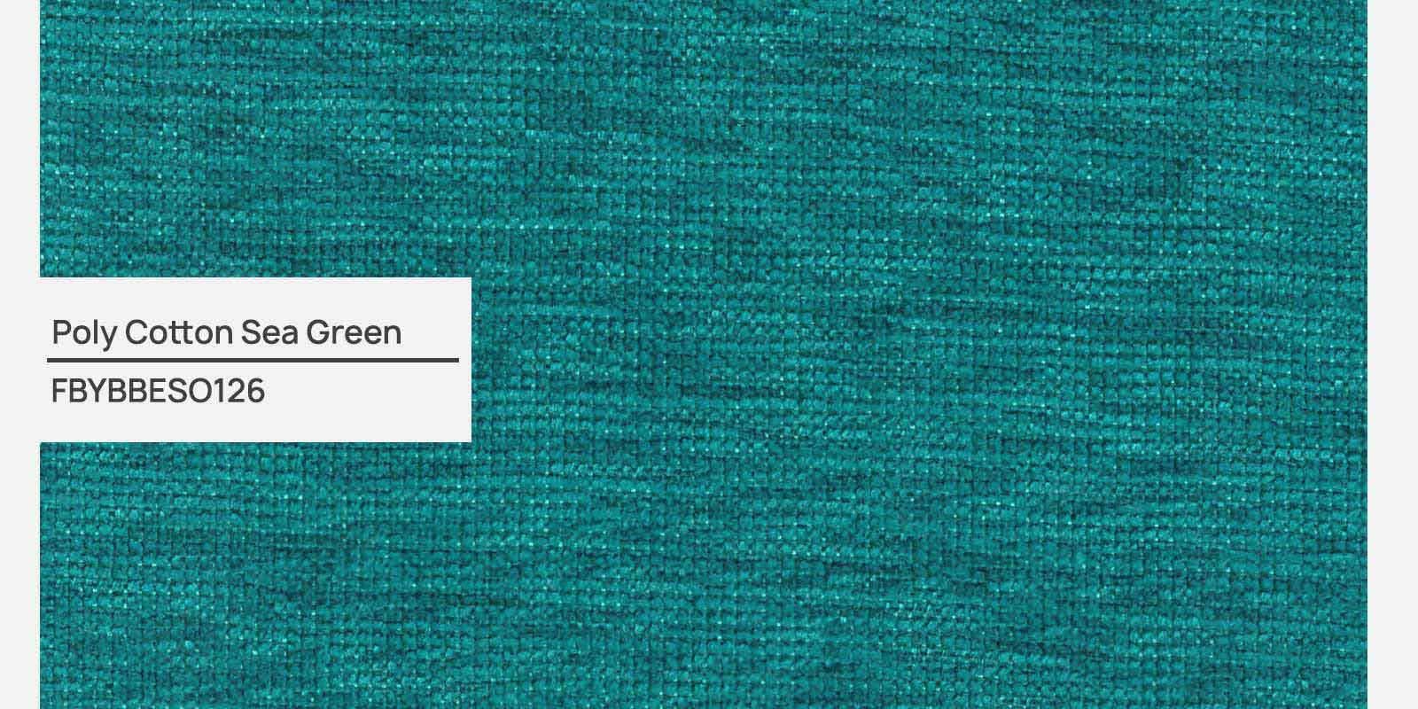 Nipul Fabric 2 Seater Sofa In Sea Green Colour - Febonic Living