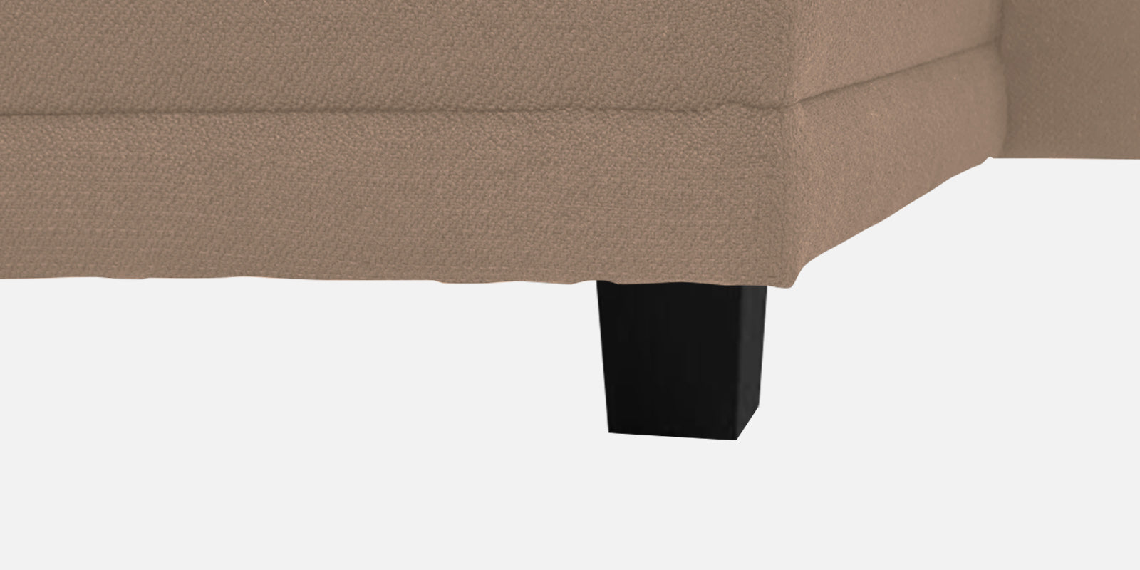 Ira Fabric LHS 6 Seater Convertible Sofa Cum Bed In Cookie Beige Colour - Febonic Living