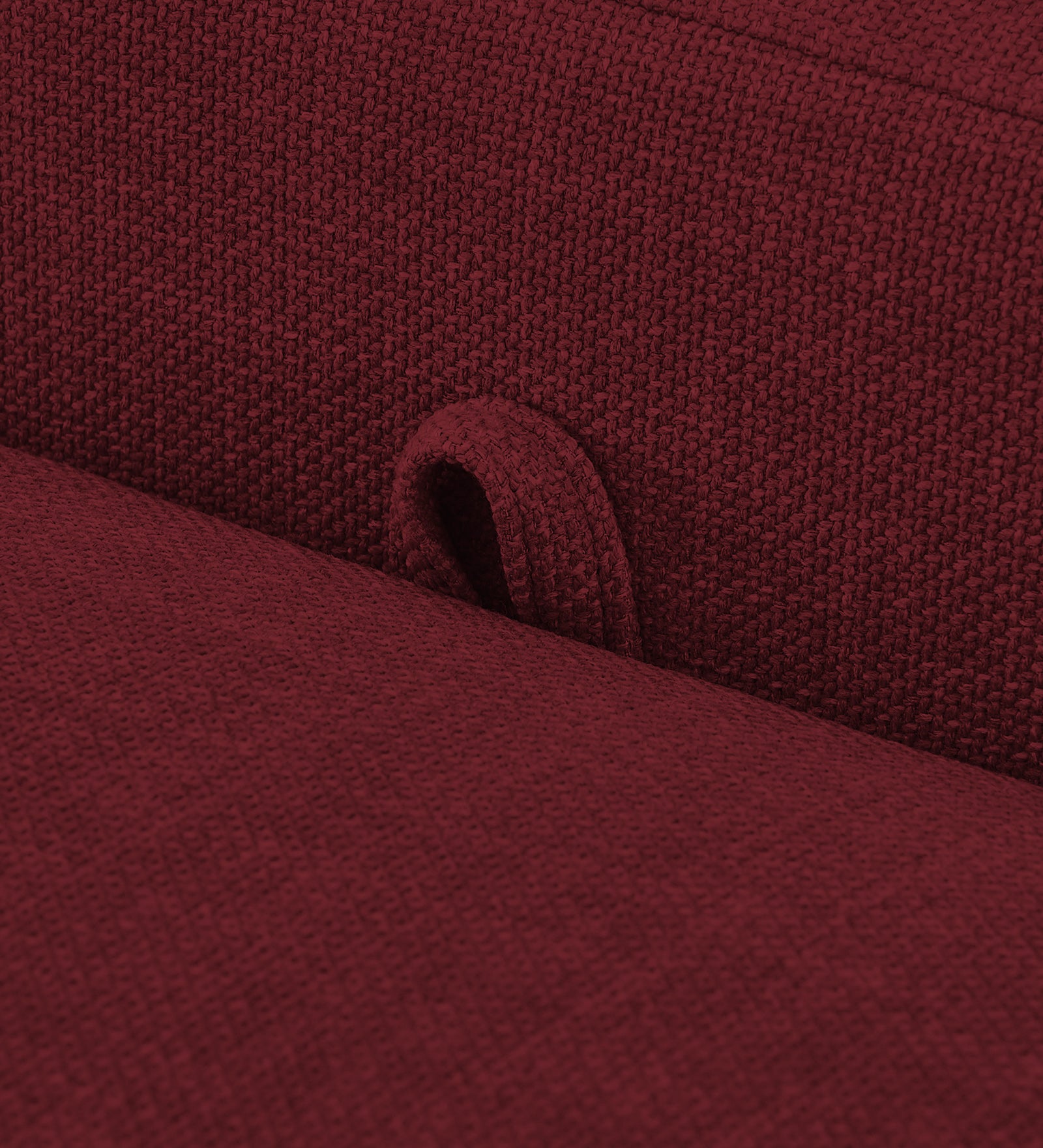 Cooper Fabric Storage Bench In Blood Maroon Colour - Febonic Living